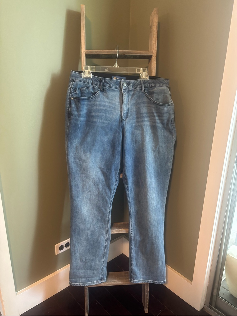 Democracy Light Wash Straight Jeans